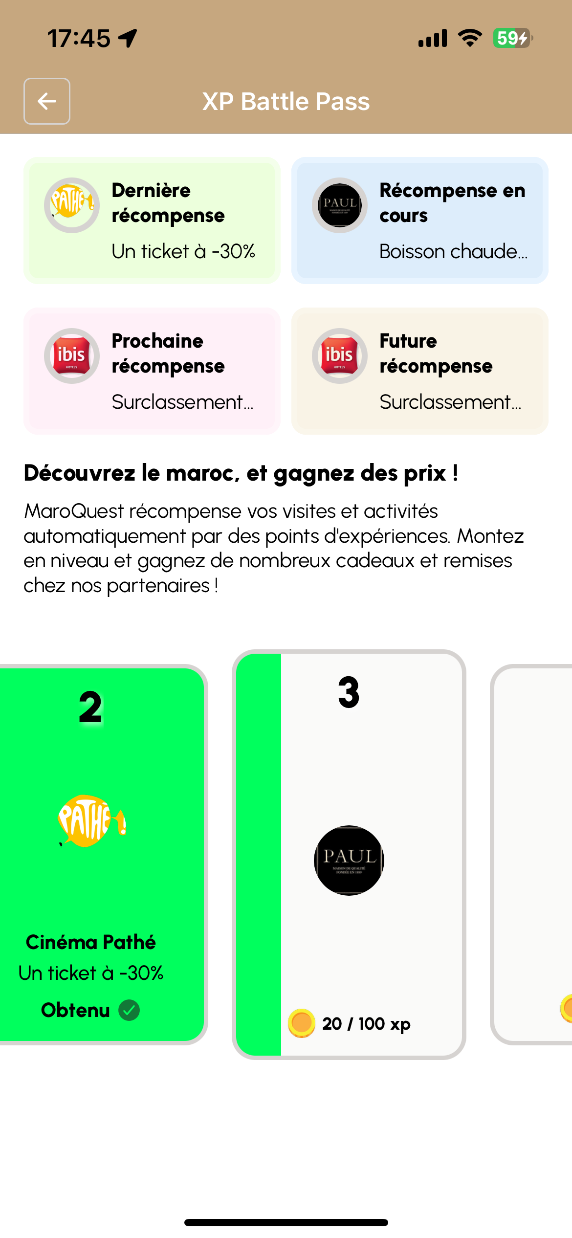 Récompenses
